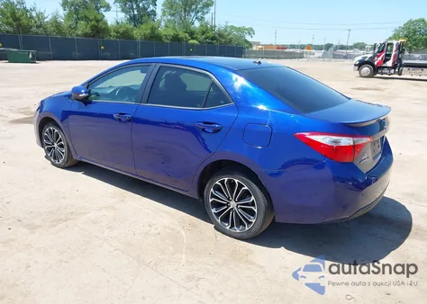 2015 Toyota Corolla S Premium z USA, uszkodzony, nr VIN 2T1BURHE2FC258052